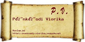 Pünkösdi Viorika névjegykártya
